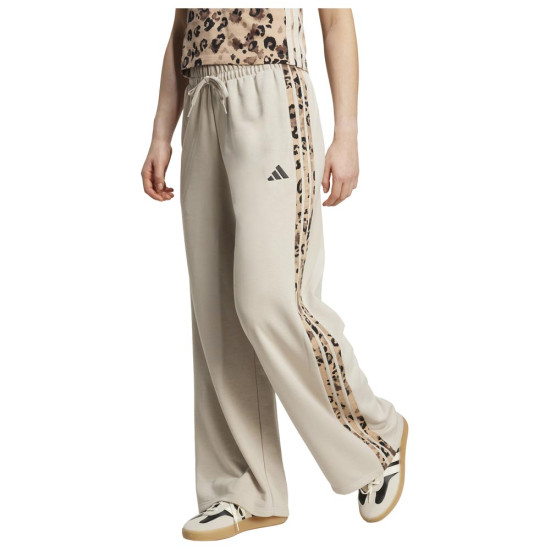 Adidas Γυναικείο παντελόνι φόρμας Animal Print 3-Stripes French Terry Pants